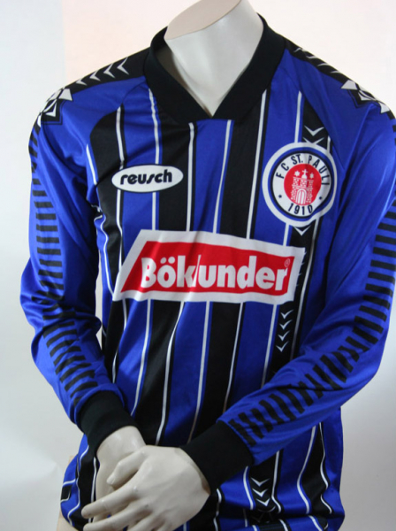 Reusch Fc St. Pauli camiseta 1996/97 Böklunder Away senor M/L o XL/XXL