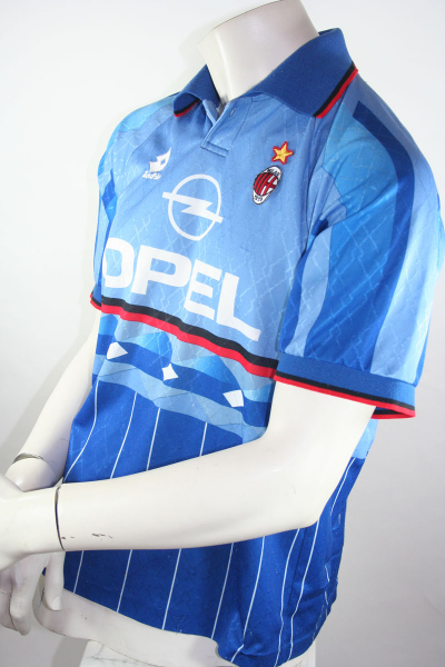 Lotto AC Milan camiseta 1995/1996 18 Roberto Baggio azul/roja S-M
