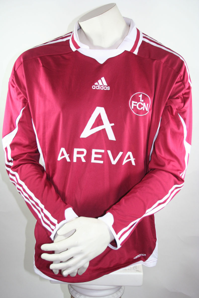 Adidas 1. FC Nuremberg Longsleeve Jersey Home 2008/2009 #15 Red XL