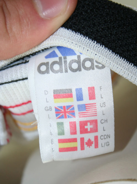Adidas Alemania camiseta maillot 1998 signatura talla senor L