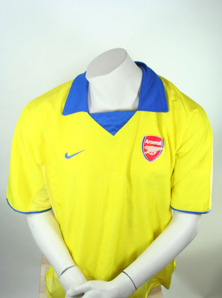 Nike FC Arsenal London Trikot 8 Freddie Ljungberg ohne o2 Sponsor gelb Herren XL