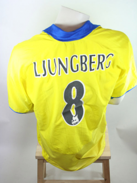 Nike FC Arsenal London Trikot 8 Freddie Ljungberg ohne o2 Sponsor gelb Herren XL