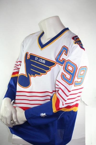 Starter St. Louis Blues Gameworn Trikot 99 Wayne Gretzky Herren L