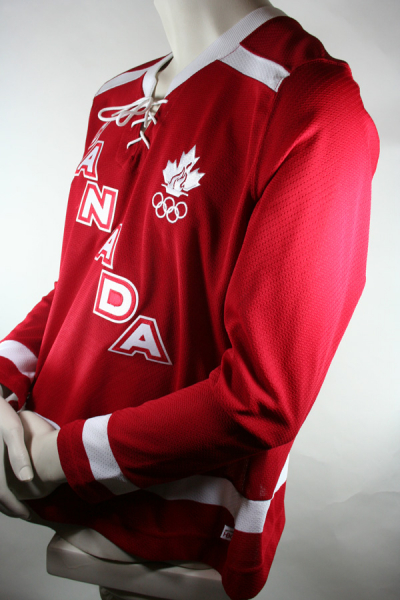 HBC Canada Kanada Eishockey Trikot "Turin 2006" Olympischen Spiele Rot Herren XL