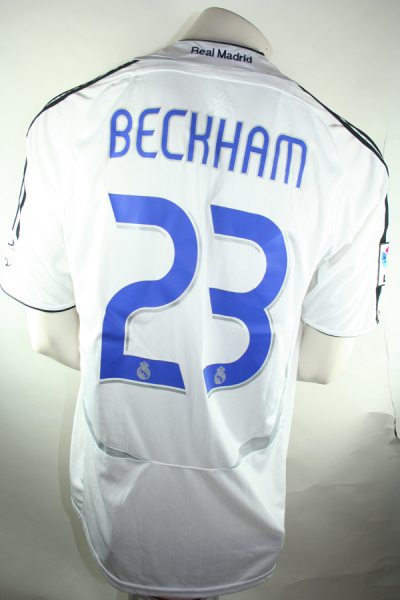 Adidas Real Madrid Trikot 23 Beckham 2006/07 Siemens BenQ Herren XL