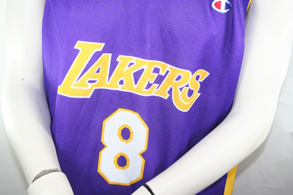 Champion Los Angeles Lakers Trikot 8 Kobe Bryant Blau Basketball NBA Herren XXL (Öz)