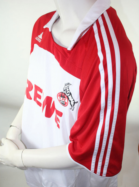 Adidas 1.FC Köln/colonia camiseta 2007-08 REWE blanco rojo nuevo con etiqueta senor S