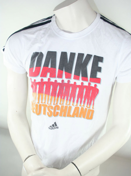 Adidas Deutschland T-Shirt Trikot WM 2006 Danke Jungs DFB Damen M