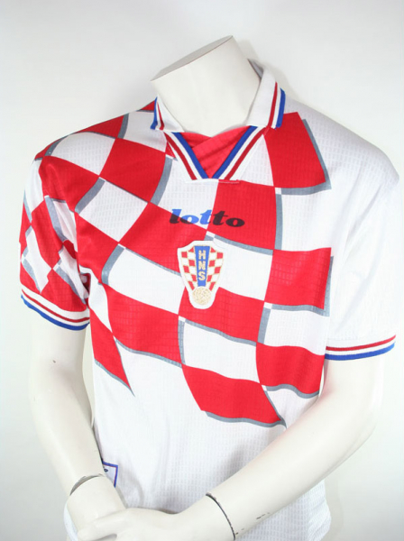Lotto Croacia camiseta 9 Davor Suker copa del mondo 1998 senor XL