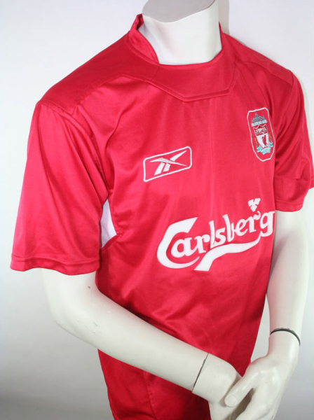Reebok FC Liverpool camiseta 10 Luis Garcia Champions League campeones final 2005 rojo senor XL