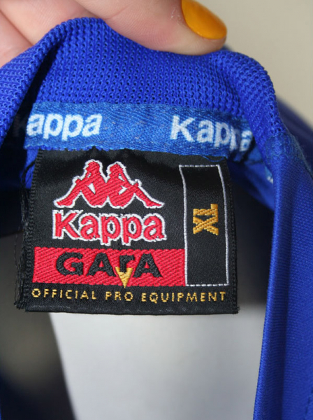 Kappa Italien Trikot 1998 - 2000 blau heim herren XL (Italien Trikot Kappa Größe XL Original)
