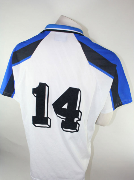Umbro Inter Mailand Trikot 1997/98 14 Diego Simeone Pirelle auswärts weiß Herren XXL/2XL