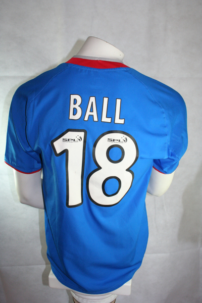 Diadora Glasgow Rangers Trikot 18 Michael Ball 2003/05 Carling Herren S