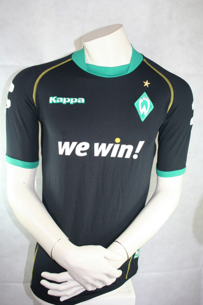 Kappa SV Werder Bremen Trikot 4 Naldo 2006/07 Event Schwarz We-Win Herren S-M 176cm