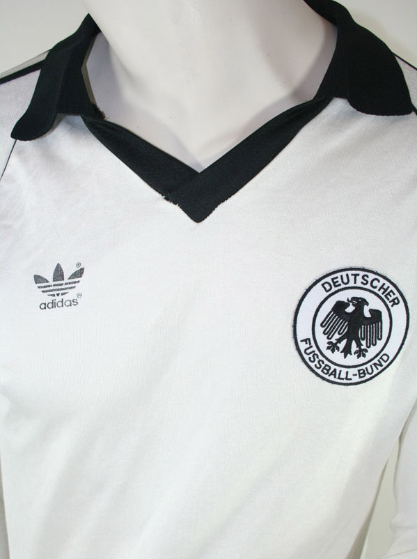 Adidas Deutschland DfB Trikot WM 1982 Spanien weiß Herren M (5/6)