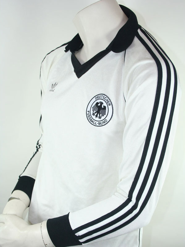 Adidas Deutschland DfB Trikot WM 1982 Spanien weiß Herren M (5/6)