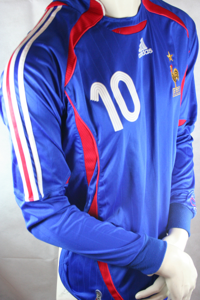 Adidas Francia camiseta 10 Zinedine Zidane 2006 copa del mondo matchwron senor XL