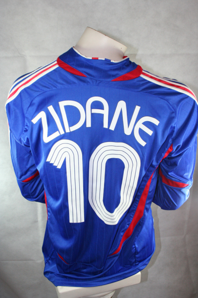 Adidas Francia camiseta 10 Zinedine Zidane 2006 copa del mondo matchwron senor XL
