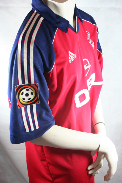 Adidas FC Bayern München Trikot 13 Paulo Sérgio 2000/01 Opel rot Heim Herren L oder XXL