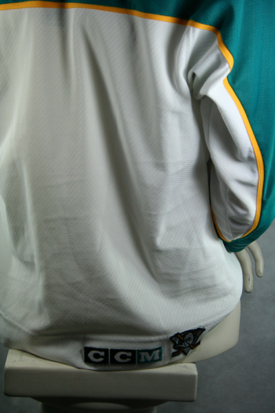 CCM Anaheim Mighty Ducks Trikot NHL Weiß Eishockey 1993-95 Herren S
