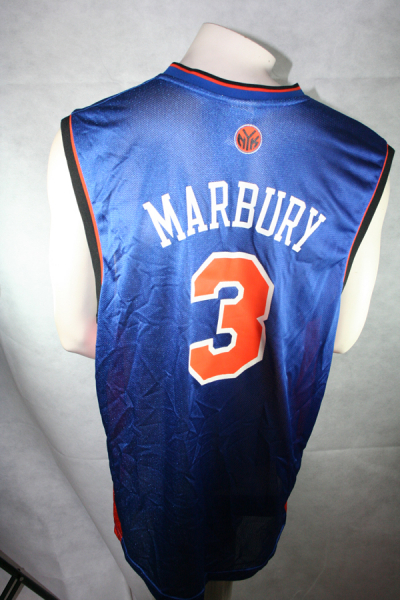 Reebok New York Knicks Trikot 3 Marbury Swingover NBA Herren XL