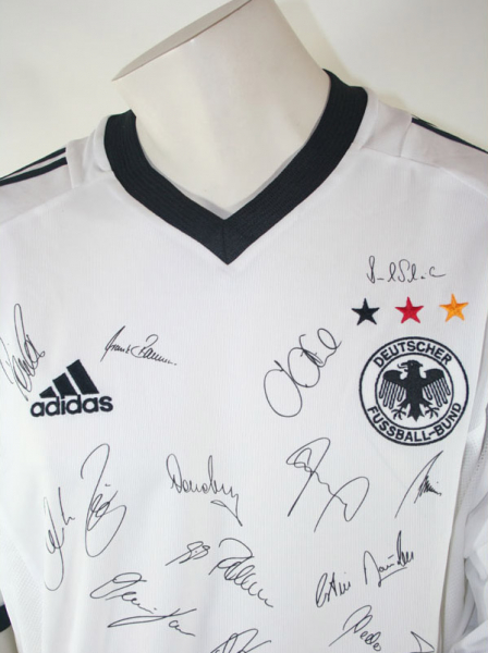 Alemania DfB camiseta WC 2002 XL Adidas Team signatura