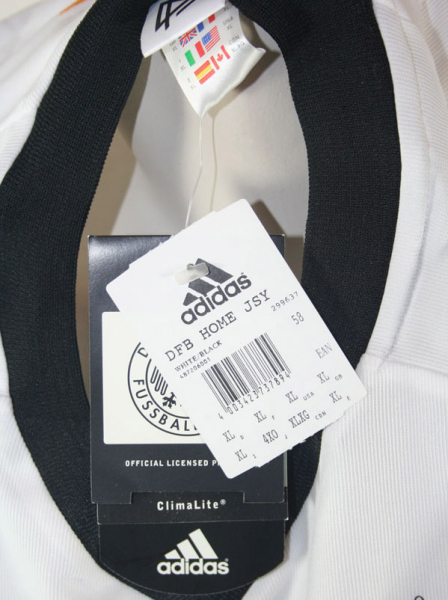 Alemania DfB camiseta WC 2002 XL Adidas Team signatura