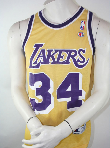 Champion L.A. Los Angeles Lakers Trikot 34 Shaquille o'Neal NBA Gelb Herren S