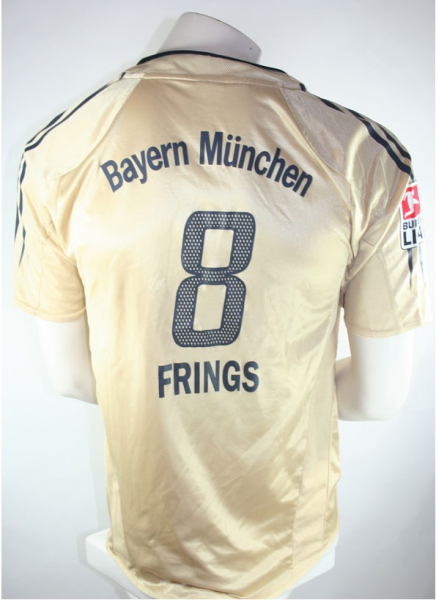 Adidas FC Bayern München Trikot 8 Thorsten Frings 2004/05 Gold Herren XXL