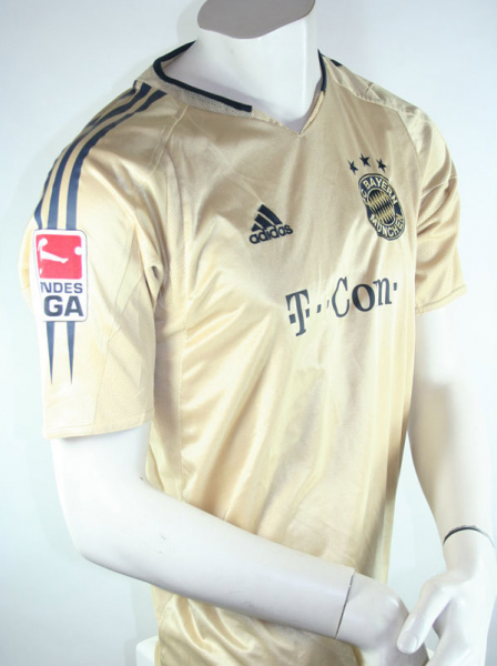 Adidas FC Bayern München Trikot 8 Thorsten Frings 2004/05 Gold Herren XXL