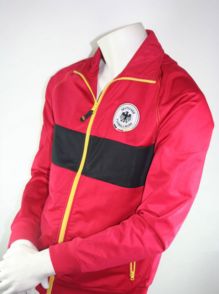 Original Deutschland Jacke offizielle DFB Trainingsjacke Rot Herren L