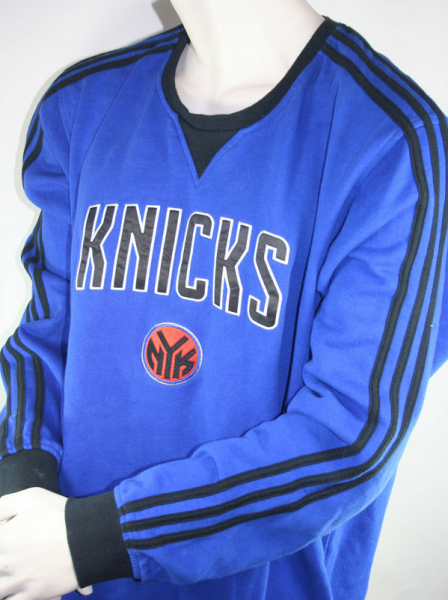 New York Knicks camiseta jersey Adidas azul NBA baloncesto senor XL