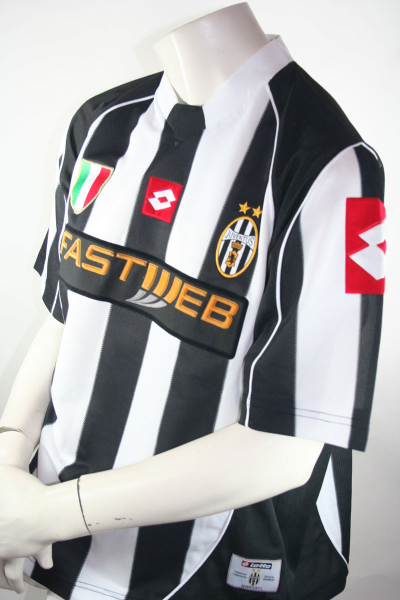 Juventus Turin trikot 21 Thuram match worn XL Lotto 2002/03