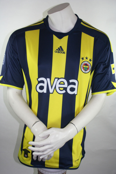 Adidas Fenerbahce Istanbul Trikot 54 Hakan 2009/10 Avea Match Worn Herren L
