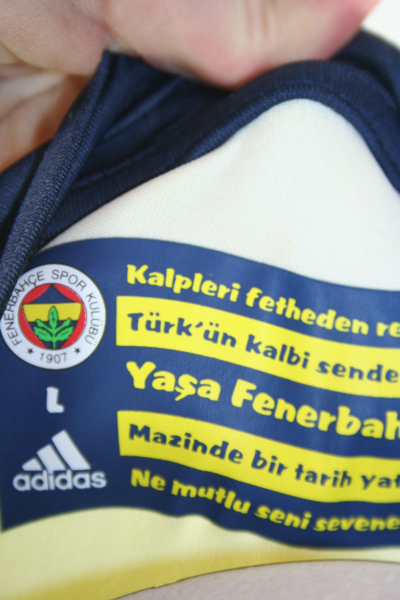 Adidas Fenerbahce Istanbul Trikot 54 Hakan 2009/10 Avea Match Worn Herren L
