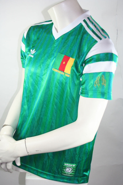 Camerún camiseta Adidas M 1982 Roger Milla