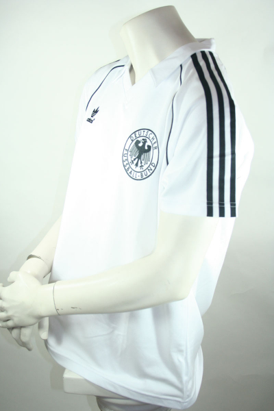 Adidas Alemania camiseta 5 Franz Beckenbauer copa del mundo 1974 DfB blanco señor M, L o XL