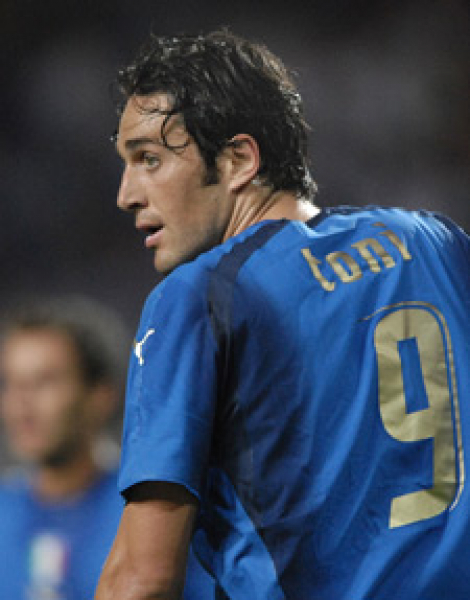 Puma Italien Trikot 9 Luca Toni WM 2006 Weltmeister Kurzarm Herren L