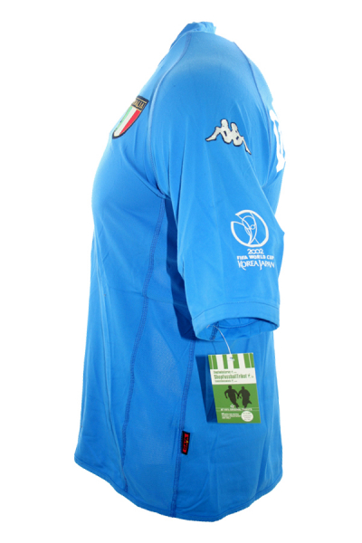Kappa Italia camiseta 7 Alessandro Del Piero copa del mondo 2002 azul senor XL/XXL/2XL