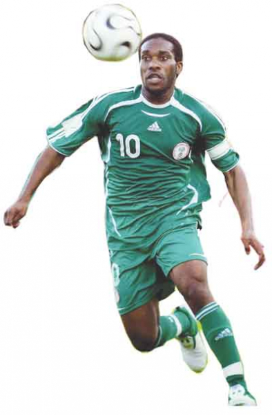 Adidas Nigeria Trikot 10 Jay Jay Okocha WM 2006 Grün Heim Herren S, L oder XL