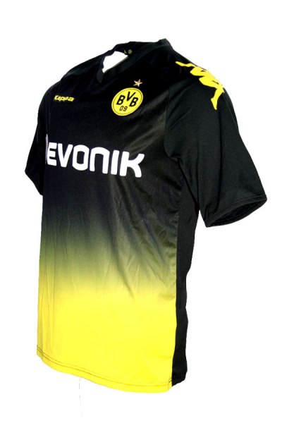 Kappa Borussia Dortmund Trikot 2011/12 BVB Evonik Double Schwarz Away Herren 2XL/XXL