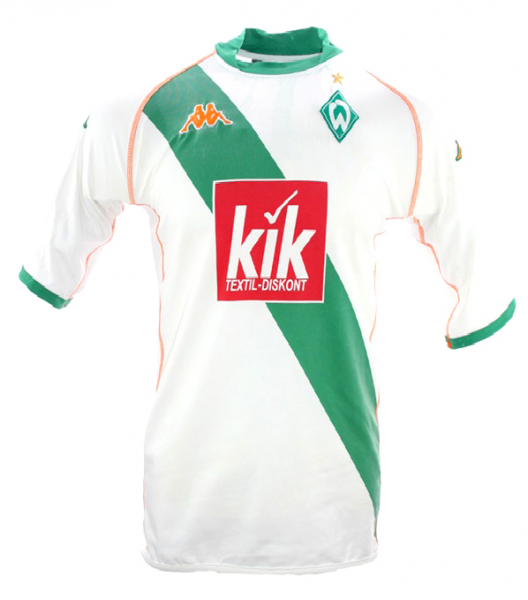 Kappa SV Werder Bremen Trikot 2004/05 Kik 10 Micoud 11 Klose 17 Klasnic NEU Herren XL