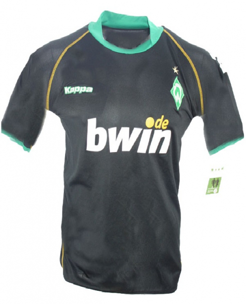 Kappa Werder Bremen camiseta 11 Miroslav Klose 2006/07 Bwin Event negro S