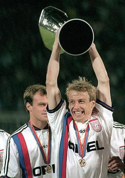 Adidas FC Bayern München Trikot 18 Jürgen Klinsmann 1996 UEFA CUP Sieg Weiß Herren S, M oder 176cm