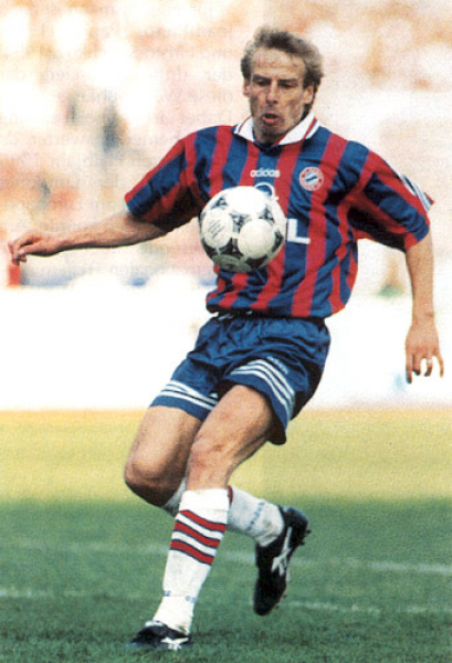 Adidas FC Bayern Munich camiseta 18 Jürgen Klinsmann 1995/96 nuevo Opel senor XXL