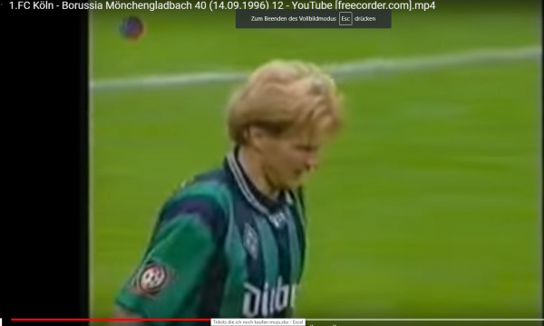 Reebok Borussia Mönchengladbach Trikot 10 Stefan Effenberg 1996/97 Diebels Matchworn Herren XL