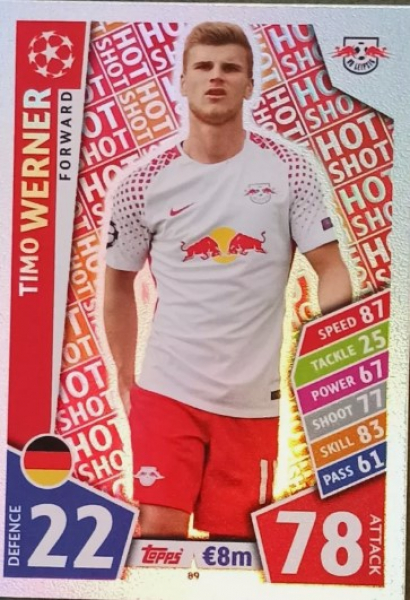 Nike RB Red Bull Leipzig Trikot 11 Timo Werner 2017/18 heim weiß Herren XXL/2XL