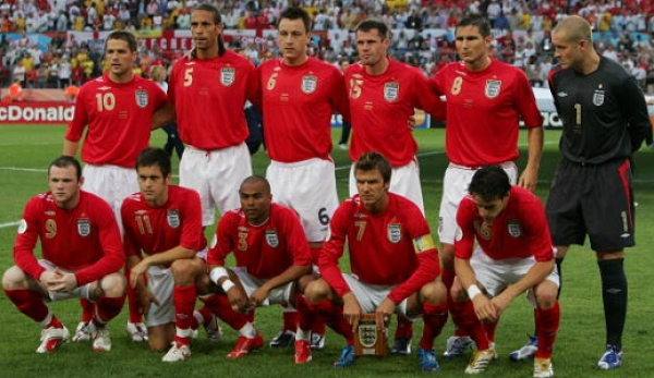 Umbro England Trikot Euro 2004 Rot Auswärtstrikot Herren M oder XL