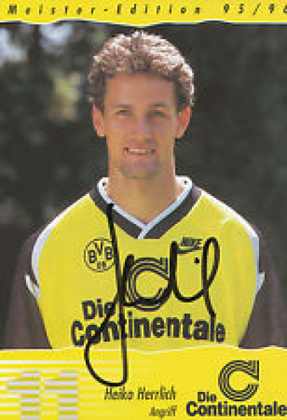 Nike Borussia Dortmund Trikot 11 Heiko Herrlich 1995/96 Continentale BVB Heim Herren XL