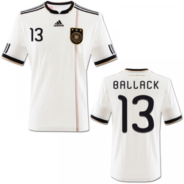Adidas Deutschland Trikot 13 Michael Ballack WM 2010 Heim DFB Herren M